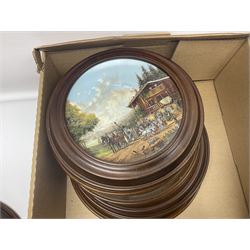 Quantity of collectors plates, including Royal Doulton and Spode, to include framed and boxed examples