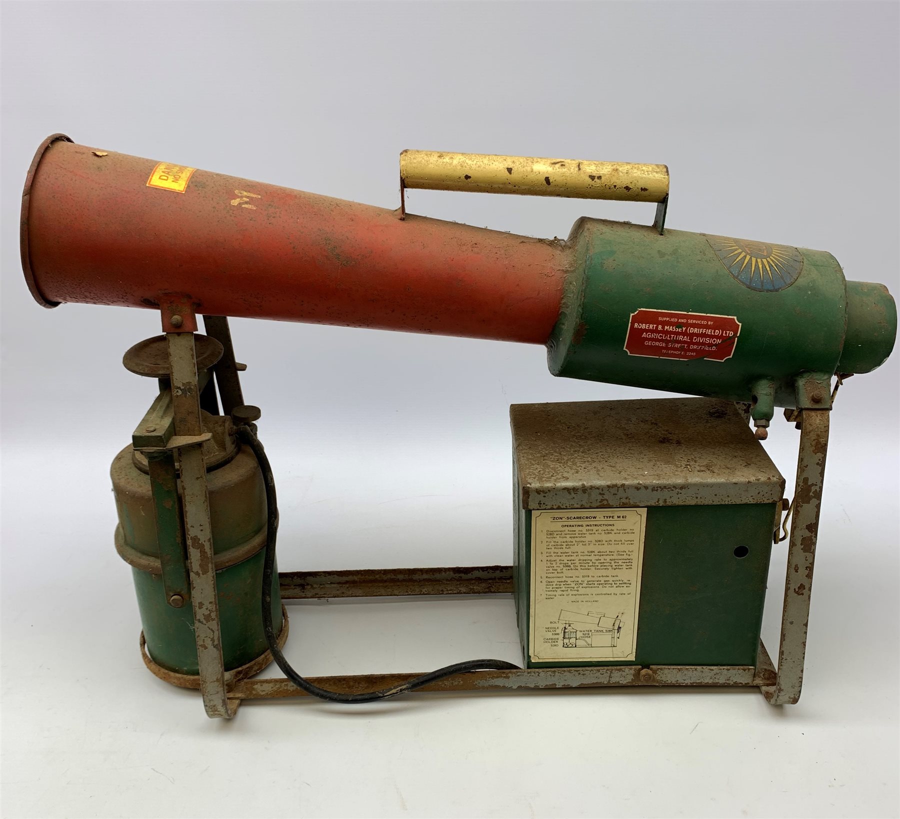 Scarer Zon Scarecrow Type M62 carbide bird scarer L66cm | Militaria | 8996