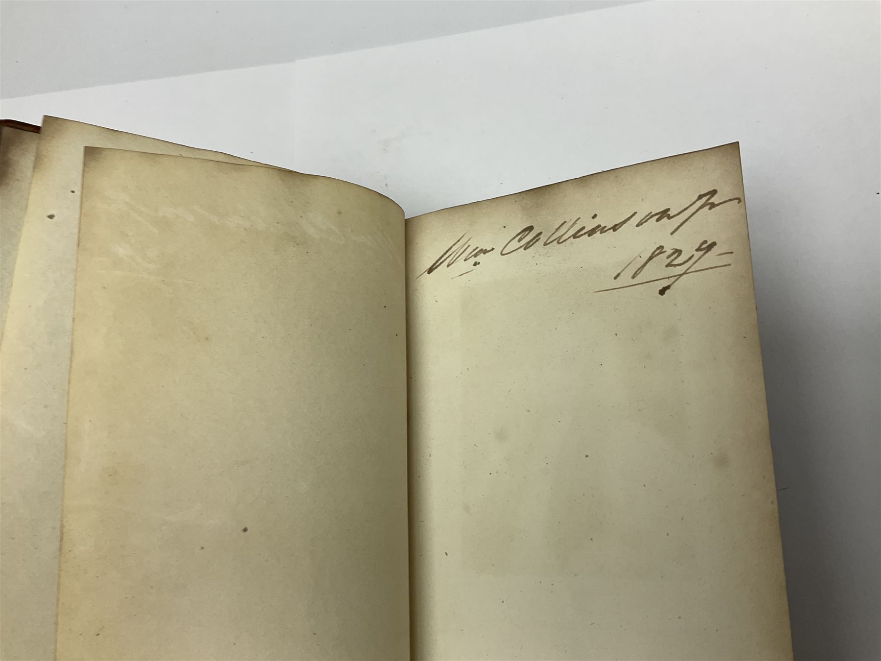 THE TATLER, London, C. Whittingham and John Sharpe, 1804, 4 volumes; engraved portrait frontispieces, engraved title pages and plates; uniformly bound in half leather with marbled boards