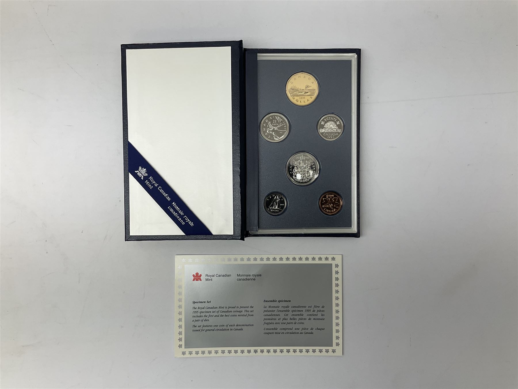 Canadian coinage including Queen Elizabeth II 1964 and four 1966 dollars, 1975 Olympic four coin set comprising two five dollar and two ten dollar coins, 1995 specimen coin set in blue folder, 1995 uncirculated coin set etc 