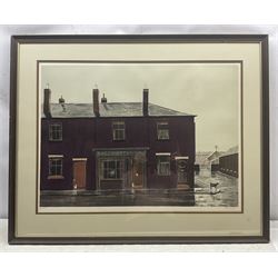Peter Brook (Northern British 1927-2009): 'February - Fill-Dyke in Wigan', artist's proof chromolithograph signed and numbered XI/XX in pencil 51cm x 71cm