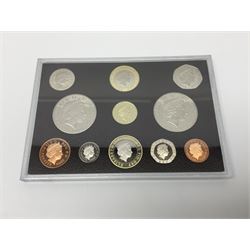 The Royal Mint United Kingdom 2008 executive proof coin set, boxed with certificate