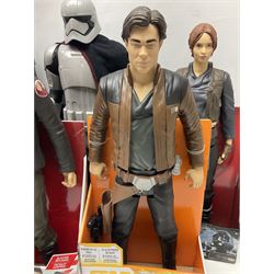 Star Wars - seven Jakks Pacific Big-Figs comprising Jyn Erso, Poe Dameron, Han Solo, Stormtrooper, Captain Phasma, Praetorian Guard and K-2SO; all boxed (7)