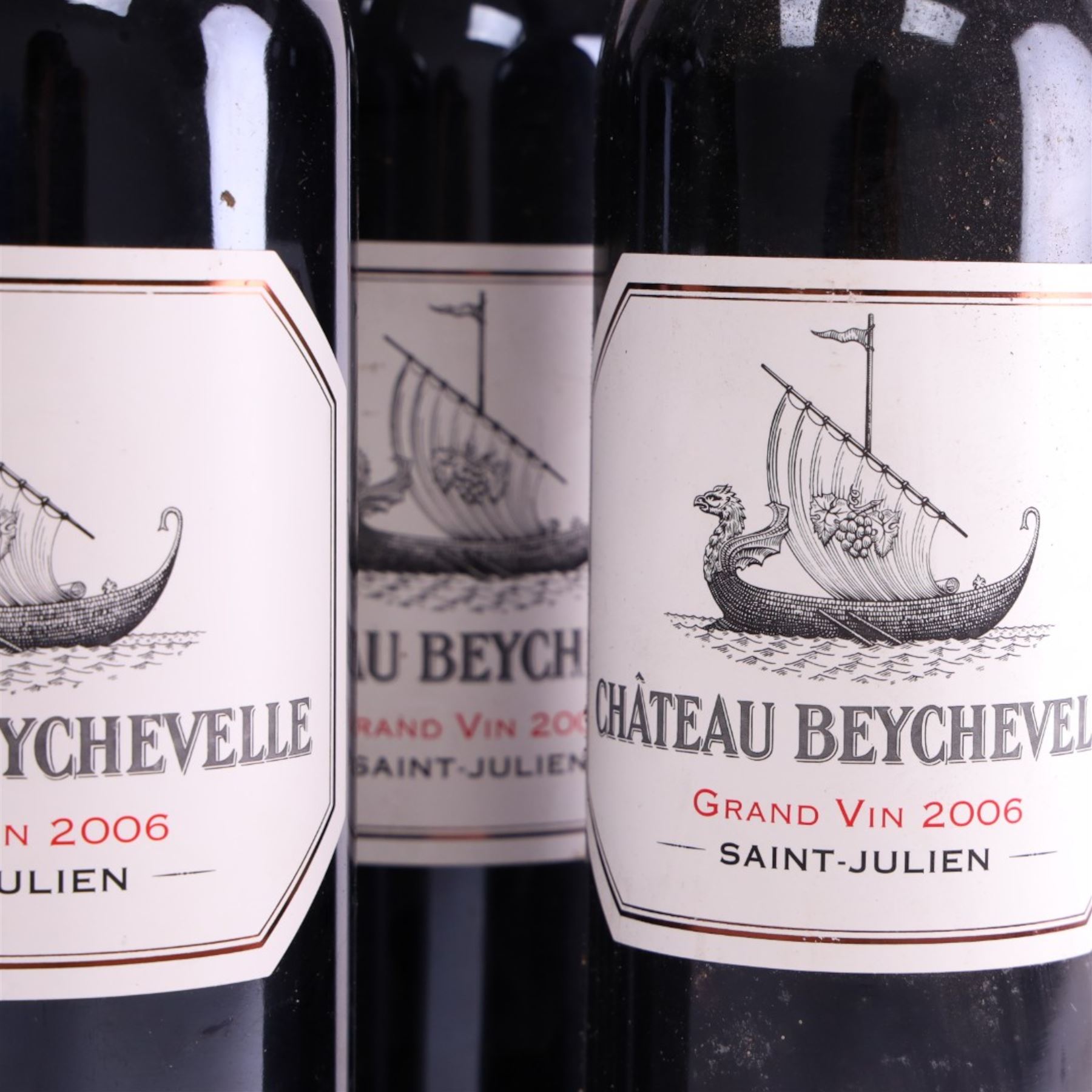 Chateau Beychevelle, 2006 Saint-Julien, five bottles, 750ml, 30% vol 