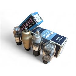 Large collection of thermionic valves/va