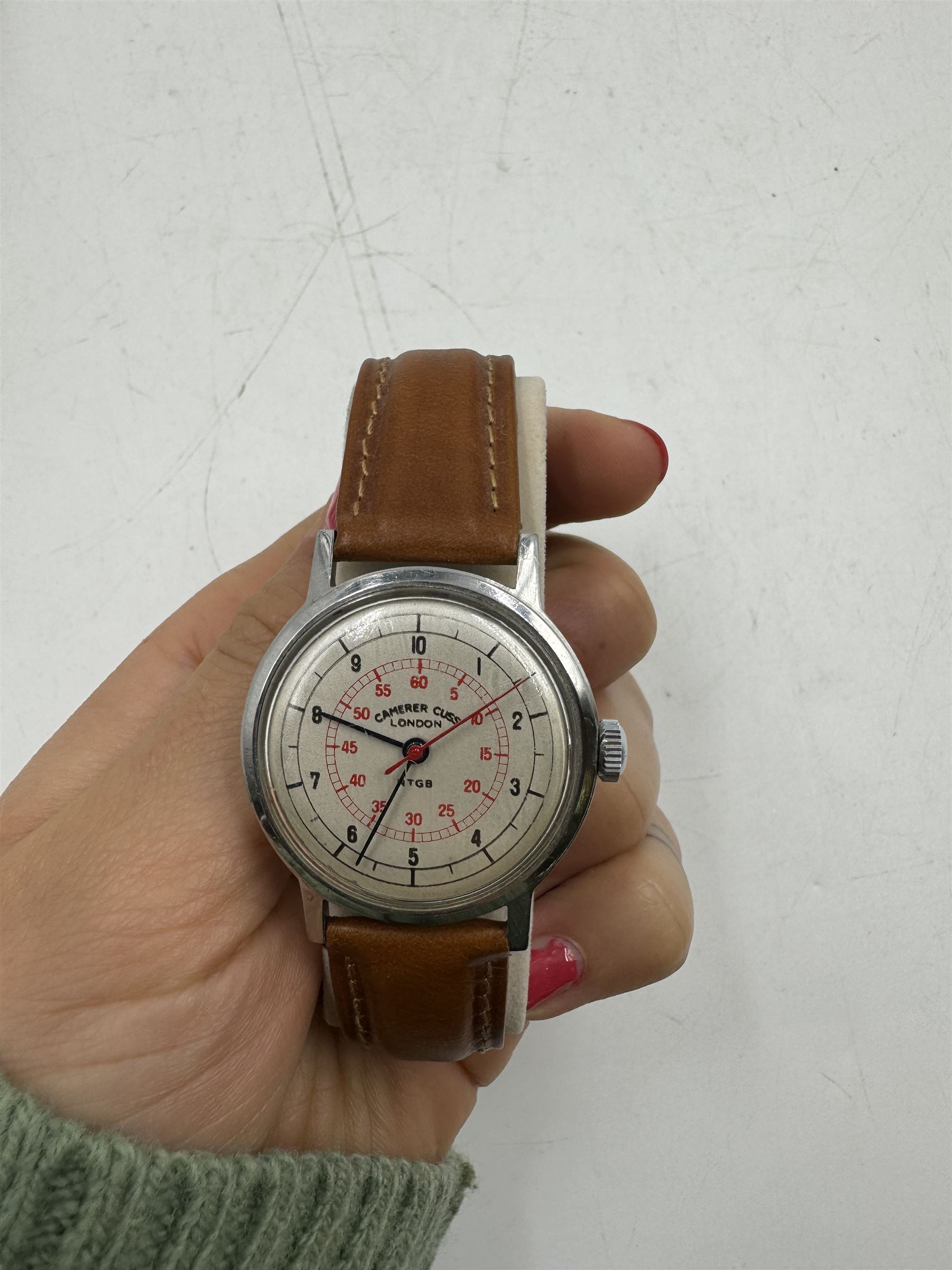 Six gentleman's wristwatches, including Avia, La Carre and Le Chat examples, together with a Smiths shockproof stop watch and a Sekonda stop watch, and a collection of spare watch straps