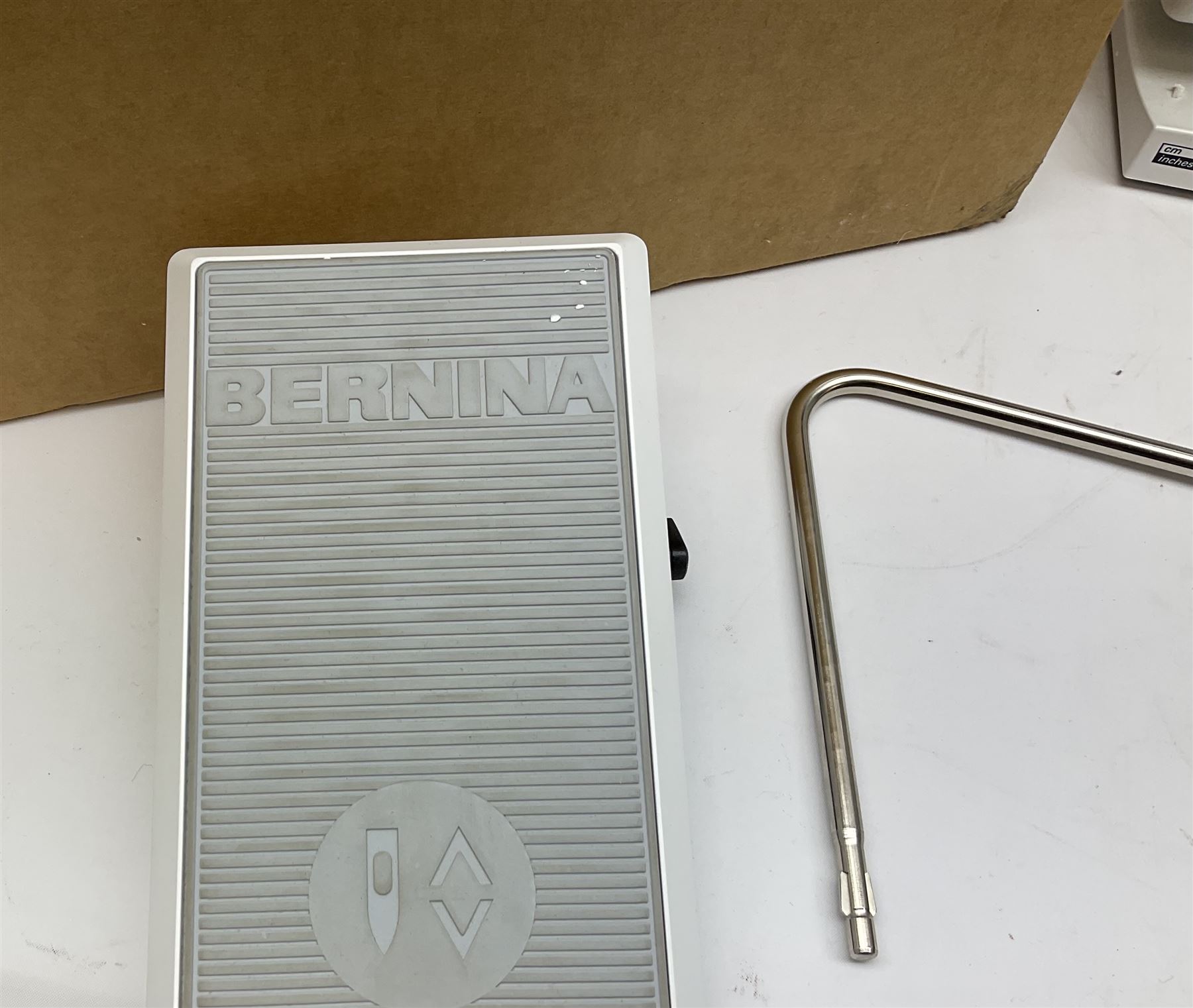 Bernina 'Artista' 630 computerised sewing machine with stitch regulator, carrying case, instruction booklet and accessories, in original box