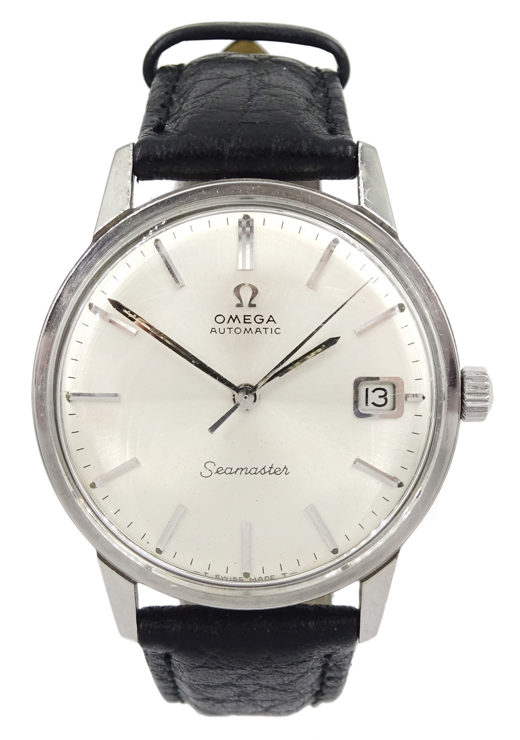 Omega Seamaster gentleman s automatic stainless steel wristwatch