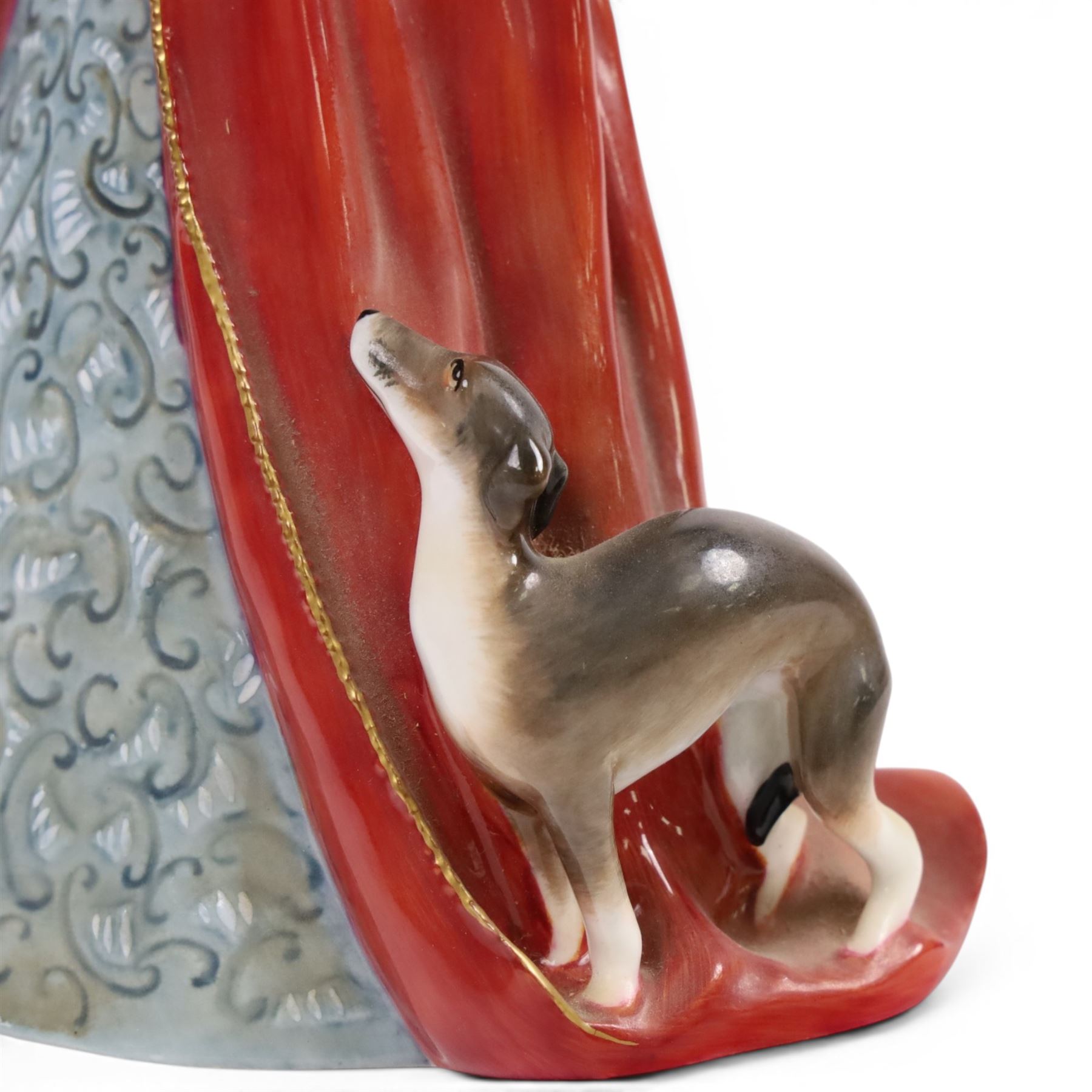 Two Royal Doulton figurines, Catherine of Aragon HN3233 and Anne Boleyn HN3232