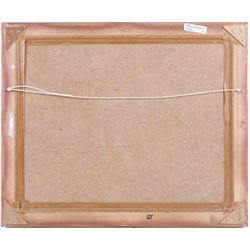 Don Micklethwaite (British 1936-): Scarborough Outer Harbour, oil on board signed 40cm x 50cm 