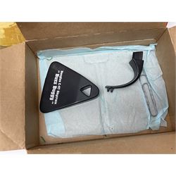 W. Marshall (20th century) - Town Dock Hull; watercolour; gilt frame; two Amy Johnson enamelled brooches as aircraft and Amy Johnson medallion; and quantity of books and booklets of Hull interest