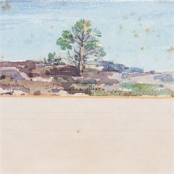 Samuel John 'Lamorna' Birch (Newlyn School 1869-1955): Boating on Loch Maree, two watercolours signed and dated 1949, indistinctly titled verso 25cm x 34cm (2)