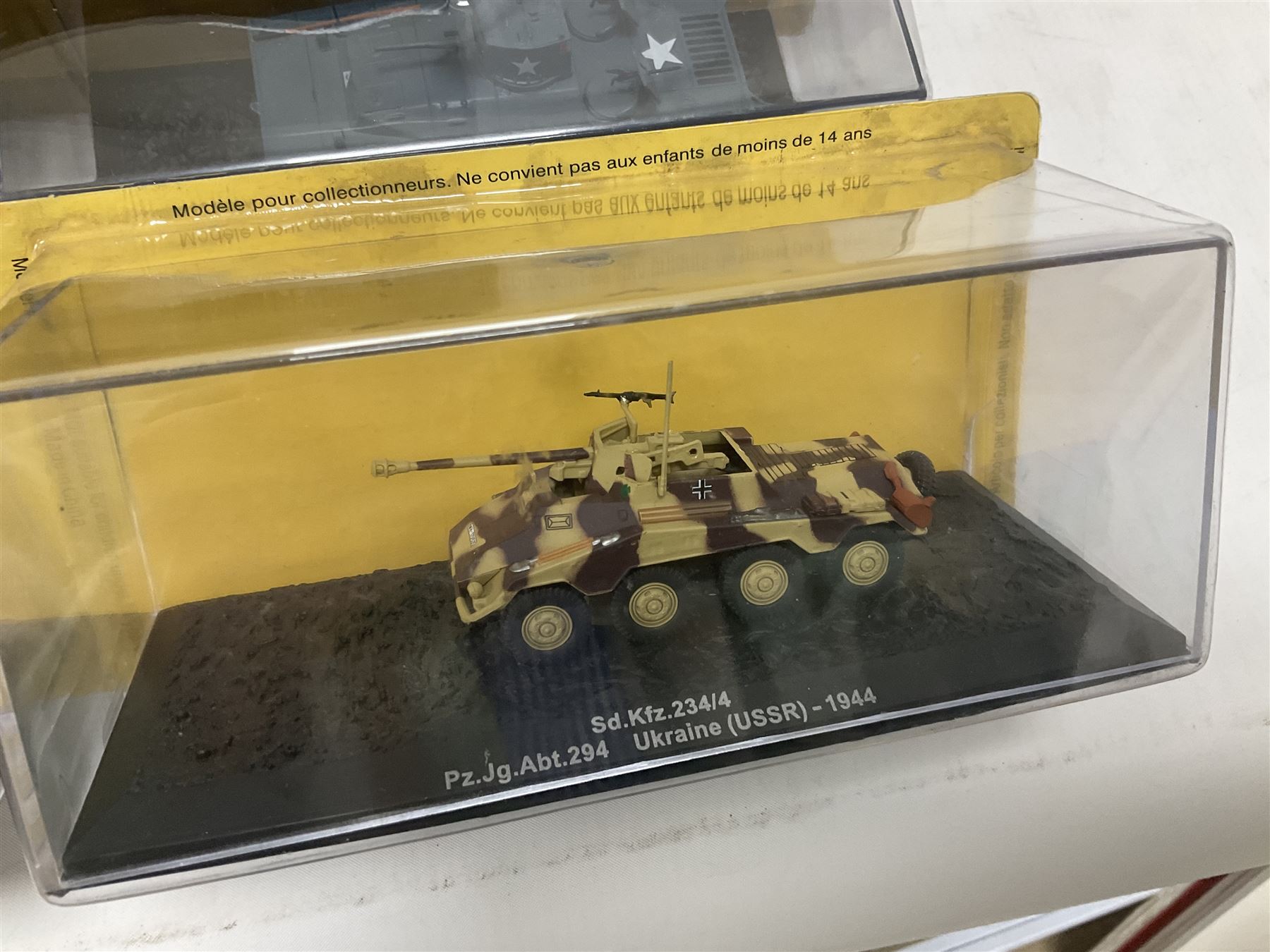 DeAgostini The Combat Tanks Collection -  forty-six periodical issued die-cast models of tanks; in plastic display cases in unopened blister packs (46)