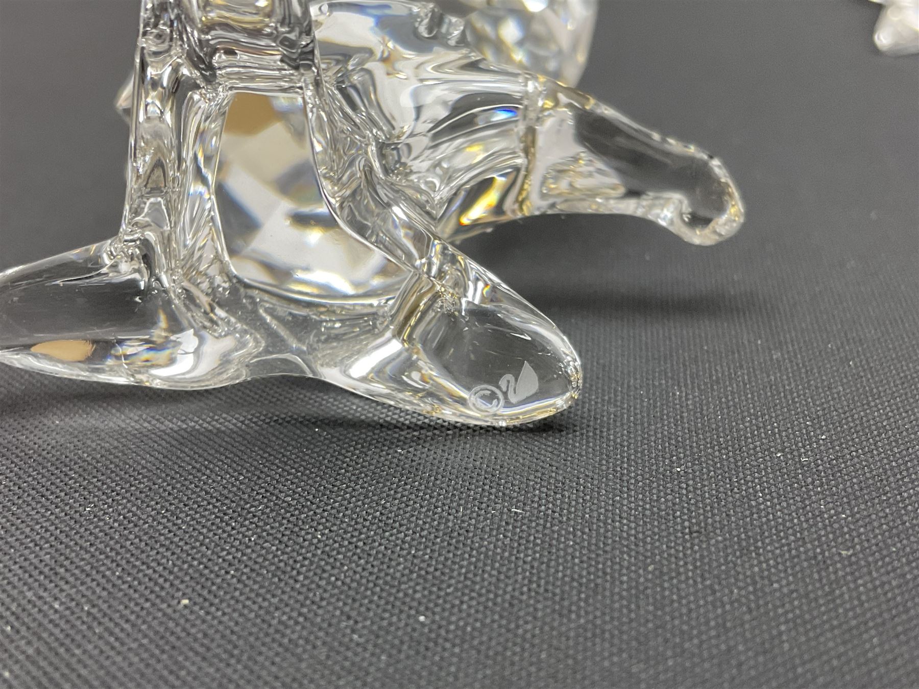 Swarovski Crystal animals, to include sheep, pigs, antelope, cockeral and hen, chicks, Pegasus, owls, giraffe, etc, together with Swarovski Crystal dancer, Isadora