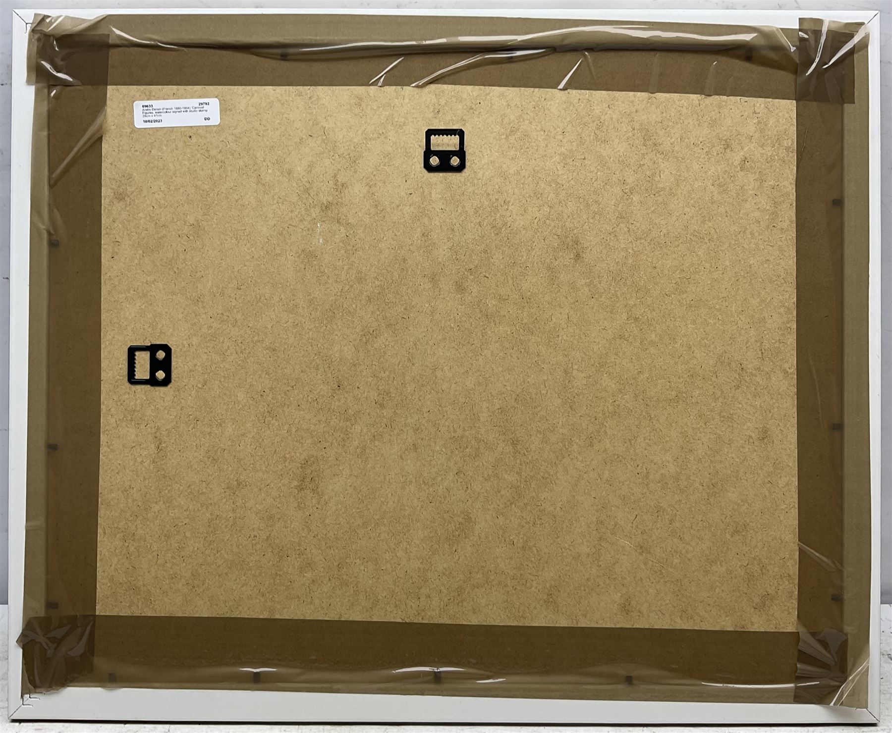 Andre Derain (French 1880-1954): Carnival Figures, watercolour signed with studio stamp 29cm x 41cm