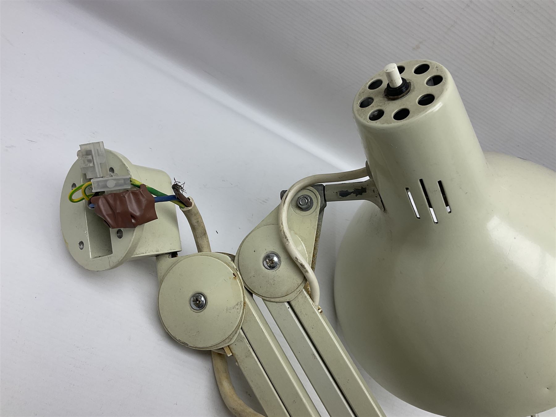 Pair cantilever wall mounted lamps 