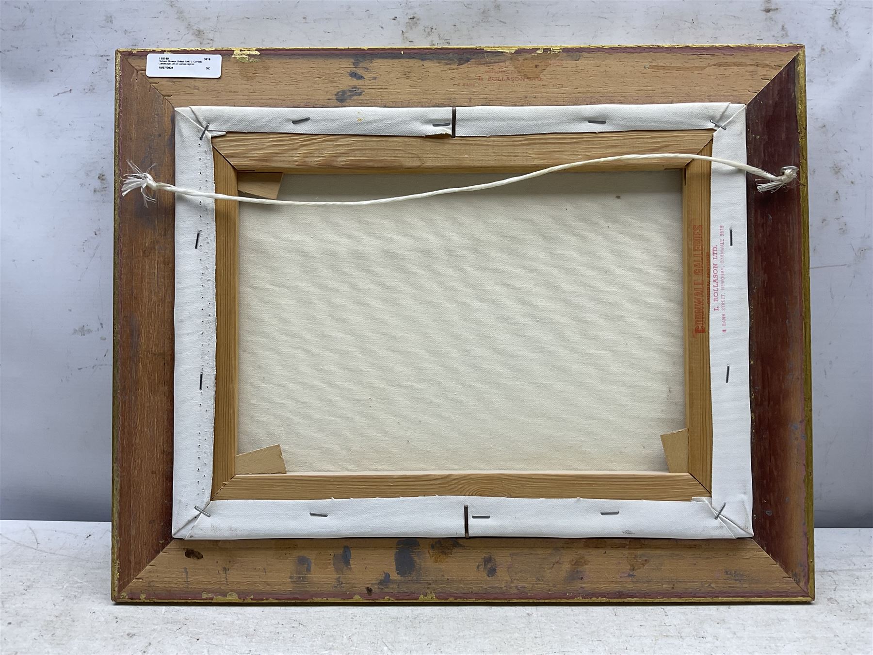 Richard Blowey (British 1947-): Cornish Landscape, oil on canvas signed 29cm x 39cm 