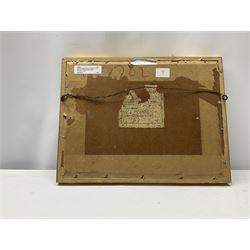 George Weatherill (British 1810-1890): Whitby Piers with Figures on Upgang Beach, watercolour unsigned 9cm x 14cm
Provenance: part of an important single owner Weatherill Family collection