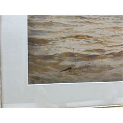 Thomas Bush Hardy RA RBA (British 1842-1897): Shipping on the Thames at 'Greenwich', looking towards the Royal Naval College, watercolour signed titled and dated 1885, 39cm x 101cm