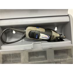 Mr Teng Tools 49 socket and spanner set in case (lacking 18mm), together with Dremel Multipro electric rotary tool