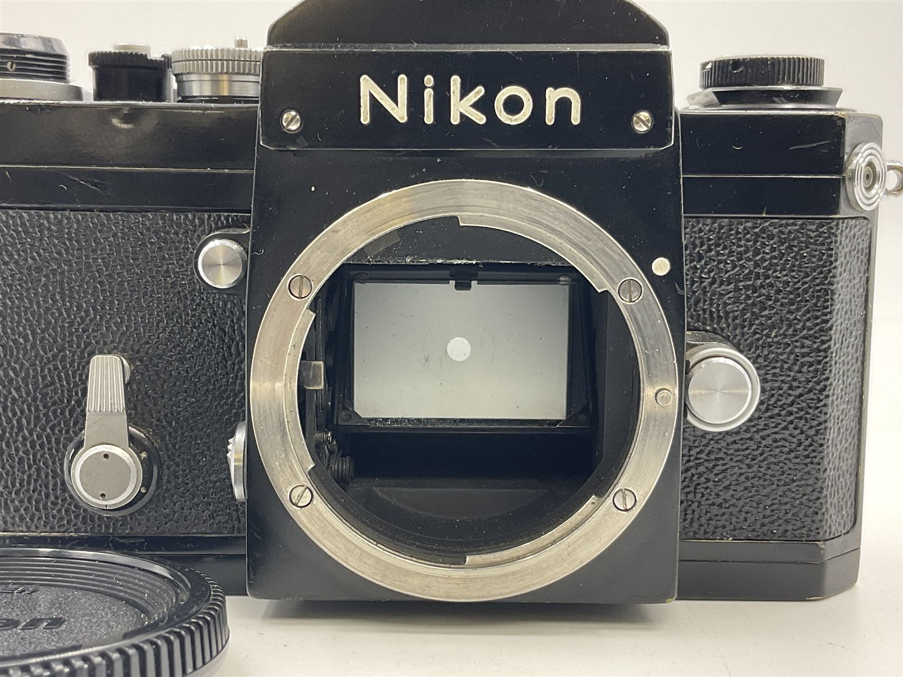 Nikon F plan prism camera body, serial no 6924628, circa 1968 