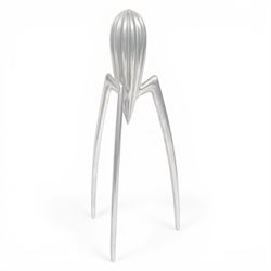 Philippe Starck for Alessi cast metal lemon Squeezer, 'Juicy Salif', together with Alessi Barknest Nestle bowl, both marked Alessi, squeezer H30cm 
