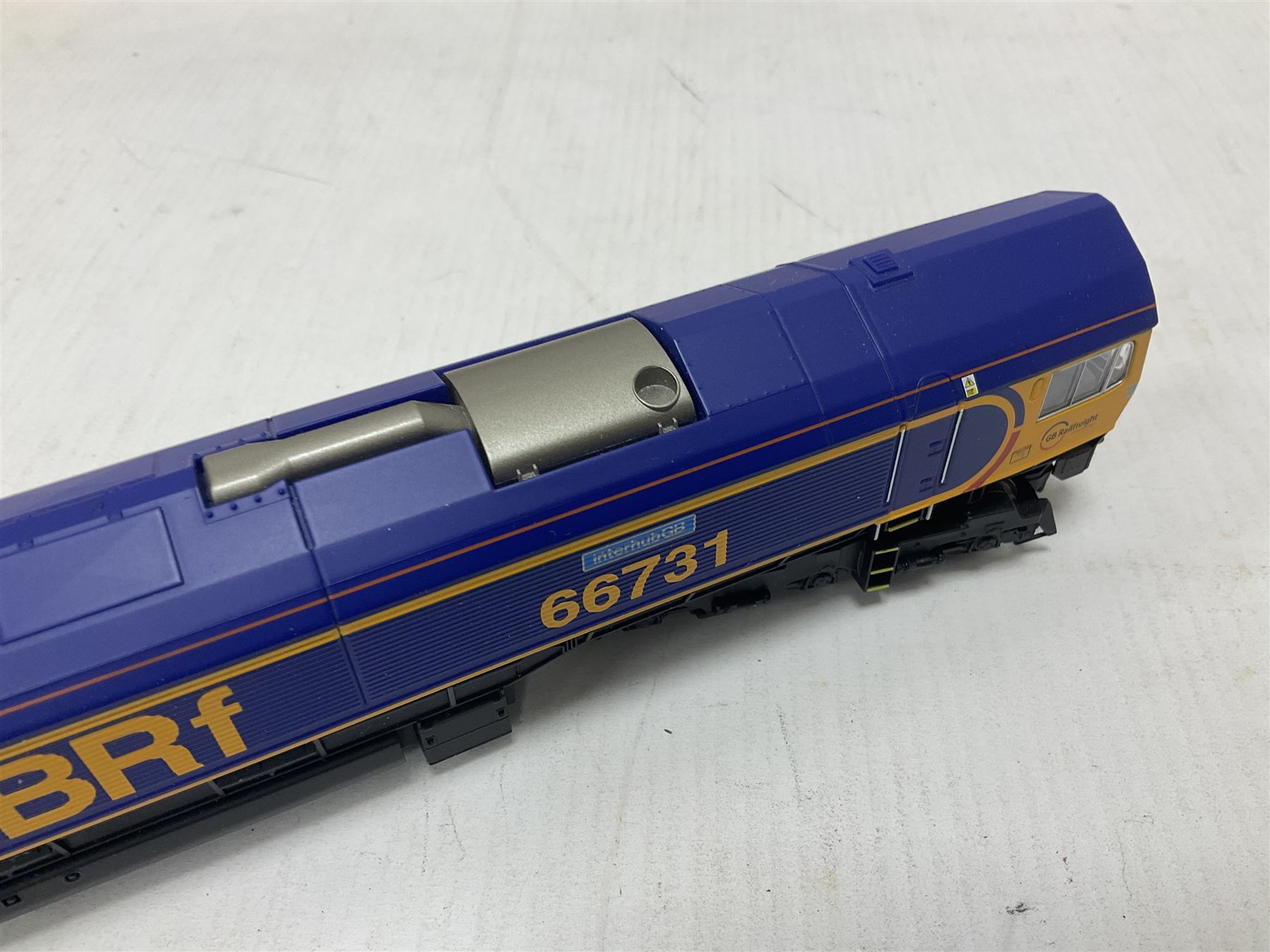 Hornby ‘00’ gauge - DCC ready GBRf Co-Co Class 66 ‘InterhubGB’ no.66731; in original box 