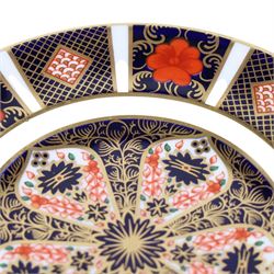 Set of six Royal Crown Derby Old Imari 1128 pattern set of six teacups, saucers and tea plates