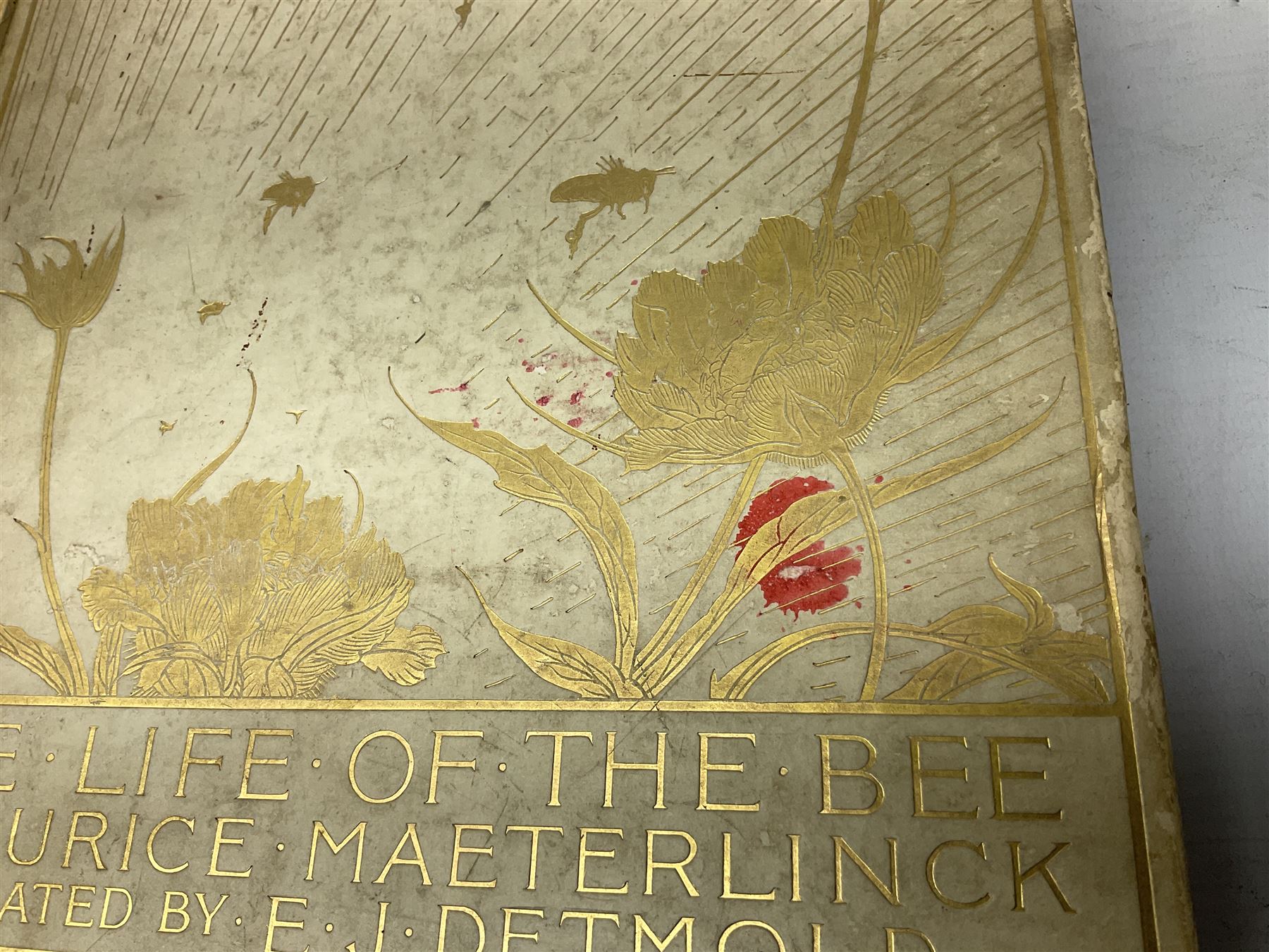 Maurice Maeterlinck: 'The Life of the Bee', illustrated E.J. Detmold, 13 mounted coloured plates, pub. Geo. Allen & Co. Ltd. London, 1911,