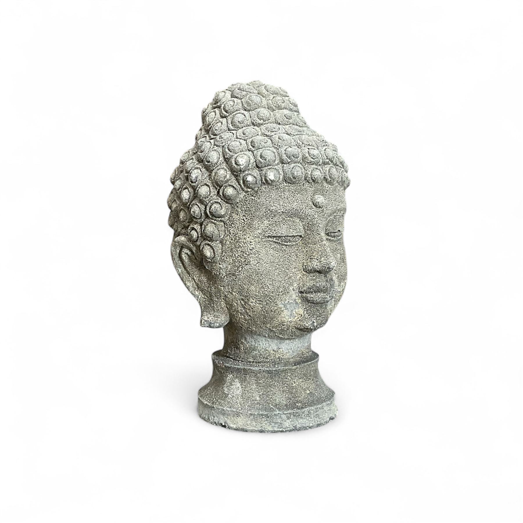 Small cast stone Thai Head