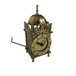 Mains operated replica lantern clock
