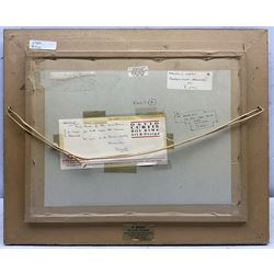 David Jan Curtis (British 1948-): 'Harbour Study - Abersoch' Wales, oil on board signed and dated '91, titled verso with personal dedication from the artist to Shirley Rigg, wife of Jack Rigg 29cm x 39cm 
Provenance: from the collection of the artist Jack Rigg (1927-2023)