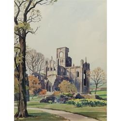 Walter Cecil Horsnell (British 1911-1997): Kirstall Abbey Leeds, watercolour signed 36cm x 27cm
