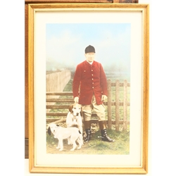 After Imogen Collier (British fl.1898-1904): The Sinnington Hunt, photogravure inscribed 'From the Picture Presented to Penn Sherbrooke Esq. and Mrs Sherbrooke by the members of the Sinnington Hunt 1905' in the plate, together with three other pictures relating to Jack Parker and the Sinnington Hunt, max 35cm x 55cm (4)