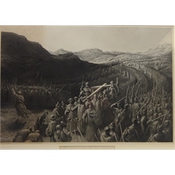  'The Vale of Tears' and 'The Soldiers of the Cross', two engravings by John Sadler & Herbert Bourne after Gustave Dore pub. Fairless & Beeforth London 1881/90, 61cm x 84cm (2)  