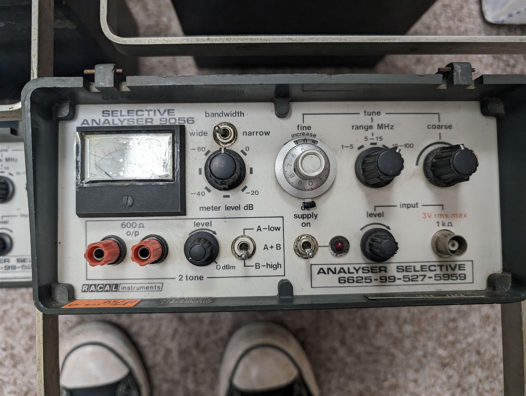 Two Racal Selective Analysers no. 9056, together with two Racal Calibrators, no. 850 & 852