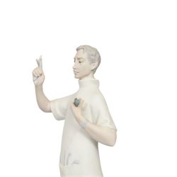 Four Lladro figures, comprising Obstetrician 4763, The Doctor 4602, Nurse 4603 and Dentist matt 4762 