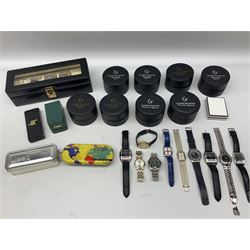 Collection of wristwatches including Curtis Liberty, eight Claude Valentini, Jeep, Limit, Avia, Philip Persio and Sekonda (27)