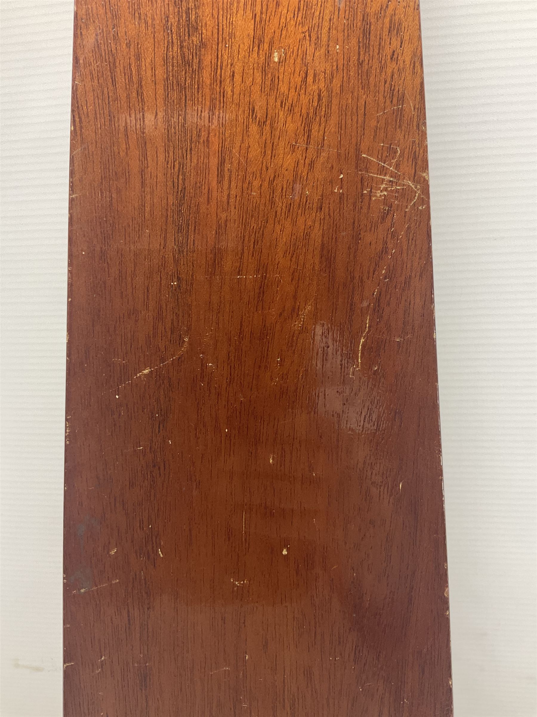 Early 1960s lap steel electric guitar with mahogany body and Plato pick-up, L81.5cm