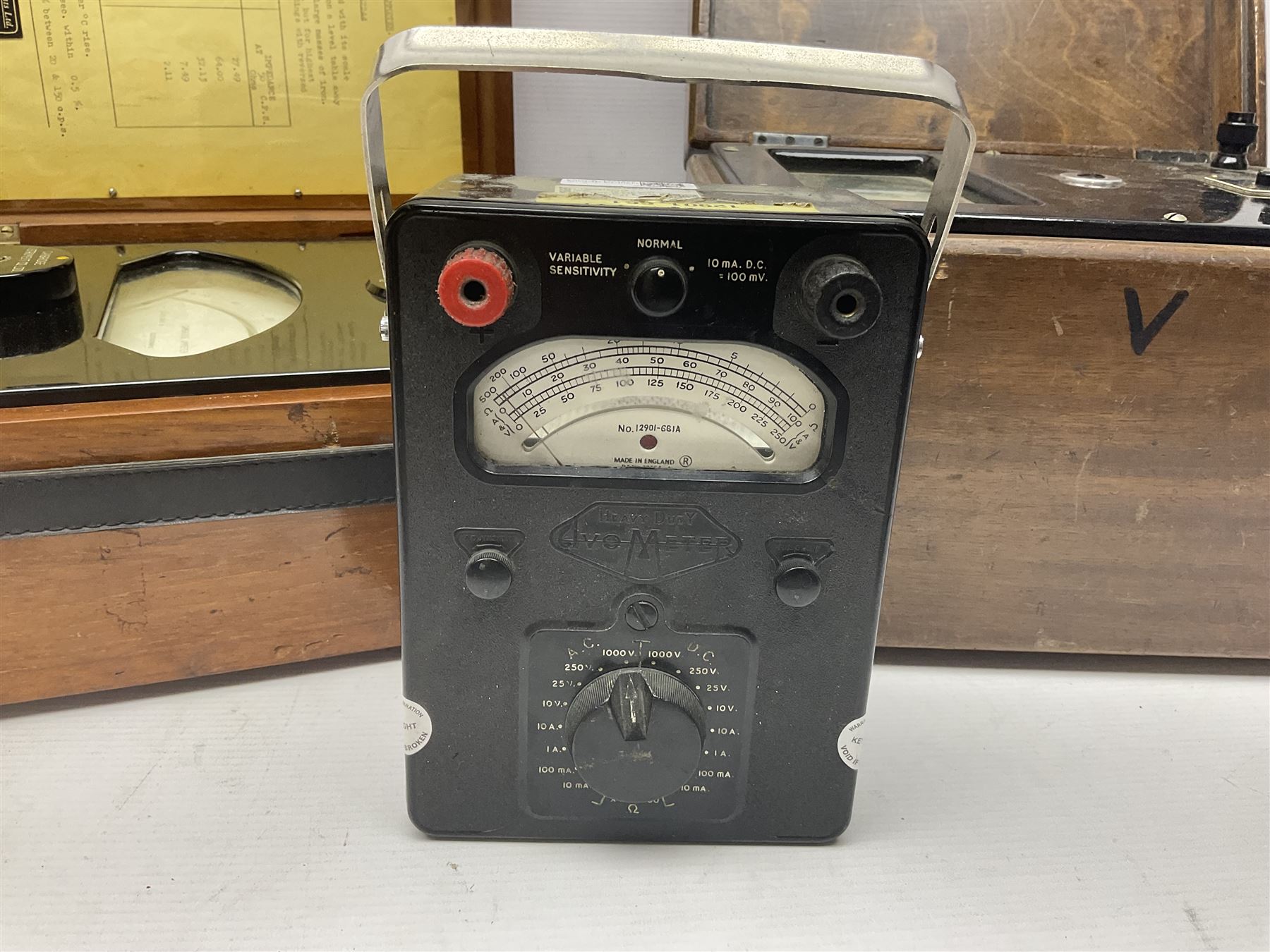 Cambridge Scientific Instrument Co voltmeter, Heavy Duty Avometer, and a further voltmeter (3)