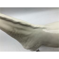 Beswick Large Hunter in grey no. 1734, printed mark beneath, H30cm