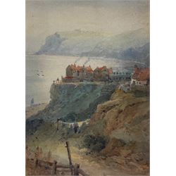 Frederick William Booty (British 1840-1924): 'Robin Hood's Bay', watercolour unsigned, ins...