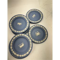 Wedgwood Jasperware including jugs, trinket dishes plates, vases etc    