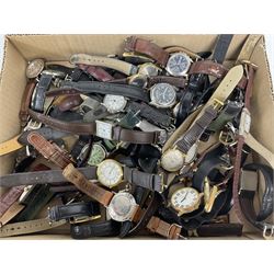 Collection of wristwatches including Guildcraft by Gruen, Sekonda, Lorus, Skagen, etc