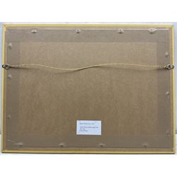 Amos Green (British 1735-1807): Scarborough from White Nab through Fog, watercolour unsigned c.1801, 21cm x 35cm