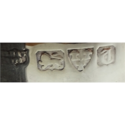 Three piece silver tea service by S Blanckensee & Son Ltd, Chester and Birmingham 1926, approx 25.5oz