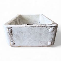 Collection of three sinks - one Belfast Sink plus two handwash sinks with two pedestals