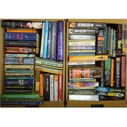  Large collection of books including medicine, fiction including thriller & mystery, autobiographies, gardening and others, authors such as Dan Brown, Robert Harris, James Patterson etc, The Readers Digest Complete Library of the Garden in three volumes, Coast to Coast walk, local interest etc in six boxes   