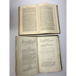 A Glossary of Terms Used in Grecian, Roman, Italian and Gothic Architecture. 1850 Fifth edition. Three volumes. Full calf binding; two 19th century books on Land Surveying by A. Nesbit and Thos. Holliday; Reece Richard: The Medical Guide. 1828; and Guthrie's Atlas for the Use of Schools 1831, with twenty-nine (ex thirty-one) hand coloured maps (7)