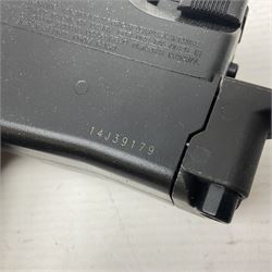 Gamo MP-9 .177 cal. semi-auto blowback pellet/BB CO2 gun, serial no.14J39179, L30cm; on original box with accessories and paperwork  NB: AGE RESTRICTIONS APPLY TO THE PURCHASE OF AIR WEAPONS.